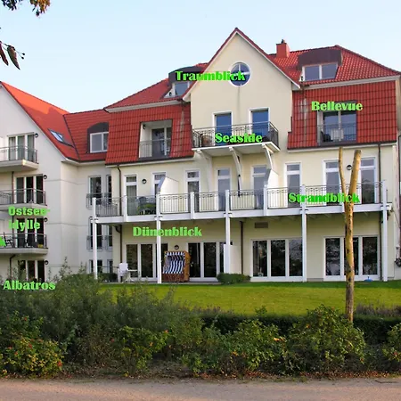 Appartement Ostsee Residenz Meeresblick Duenenblick